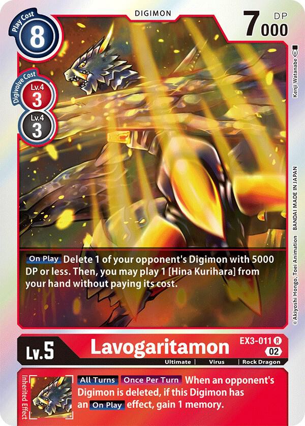 Lavogaritamon - Draconic Roar - Rare - EX3-011 R