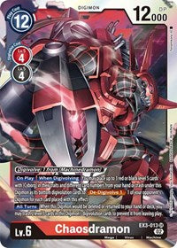 Chaosdramon - Draconic Roar - Super Rare - EX3-013 SR