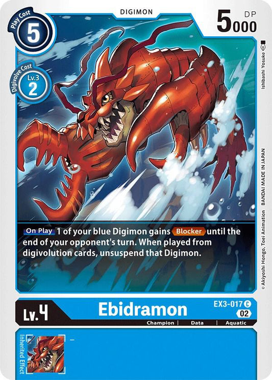 Ebidramon - Draconic Roar - Common - EX3-017 C