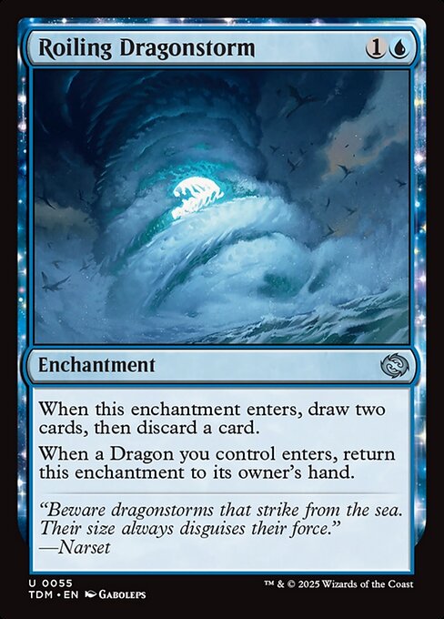 Roiling Dragonstorm - Tarkir: Dragonstorm - U - 55