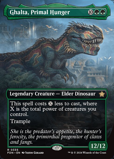 Ghalta, Primal Hunger (Borderless) - Foundations - R - 335