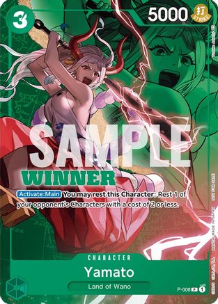 Yamato - P-008 (Winner Pack Vol. 1) - One Piece Promotion Cards - PR - P-008