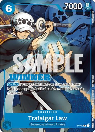 Trafalgar Law - P-009 (Winner Pack Vol. 1) - One Piece Promotion Cards - PR - P-009