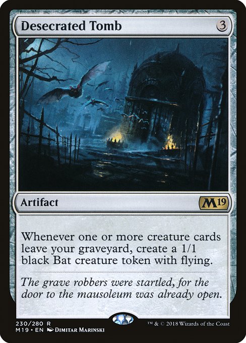 Desecrated Tomb - Core Set 2019 - R - 230