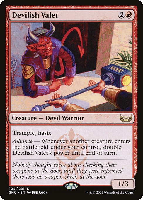 Devilish Valet - Streets of New Capenna - R - 105