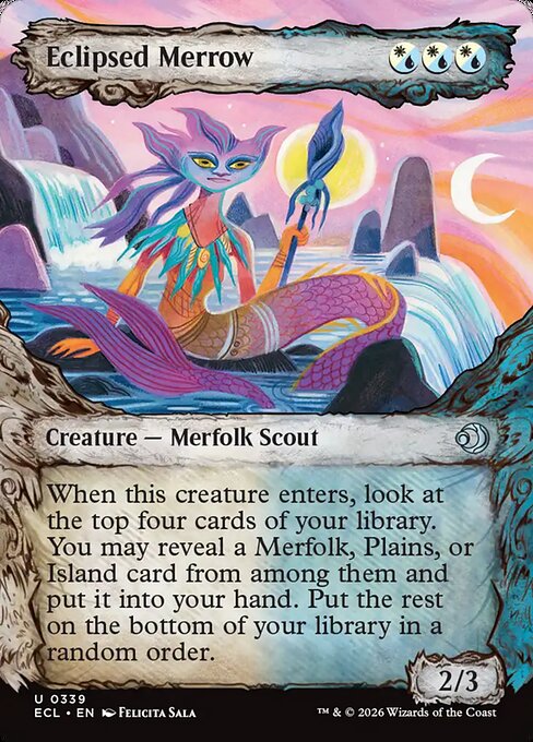 Eclipsed Merrow (Showcase) - Lorwyn Eclipsed - U - 339