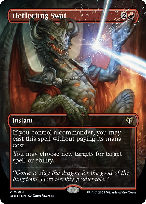 Deflecting Swat (Borderless) - Commander Masters - R - 698