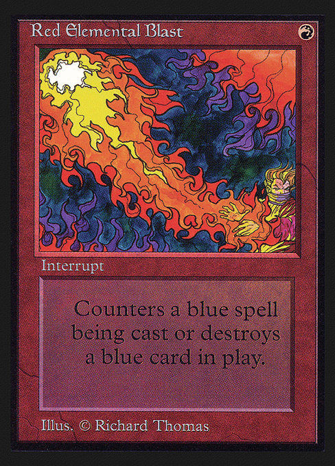 Red Elemental Blast - Fourth Edition - C