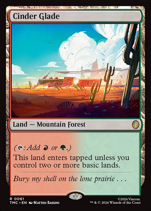 Cinder Glade - Commander: Teenage Mutant Ninja Turtles - R - 61