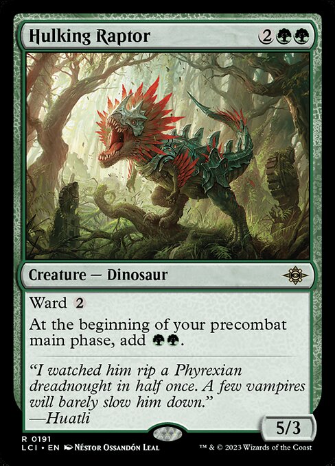 Hulking Raptor - The Lost Caverns of Ixalan - R - 191