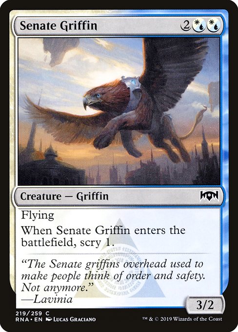 Senate Griffin - Ravnica Allegiance - C - 219