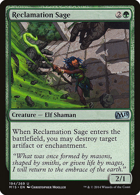 Reclamation Sage - Magic 2015 (M15) - U - 194