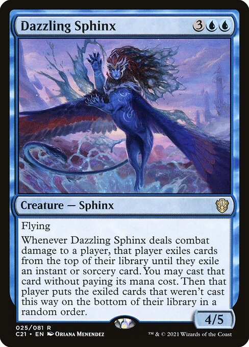 Dazzling Sphinx - Commander 2021 - R - 25