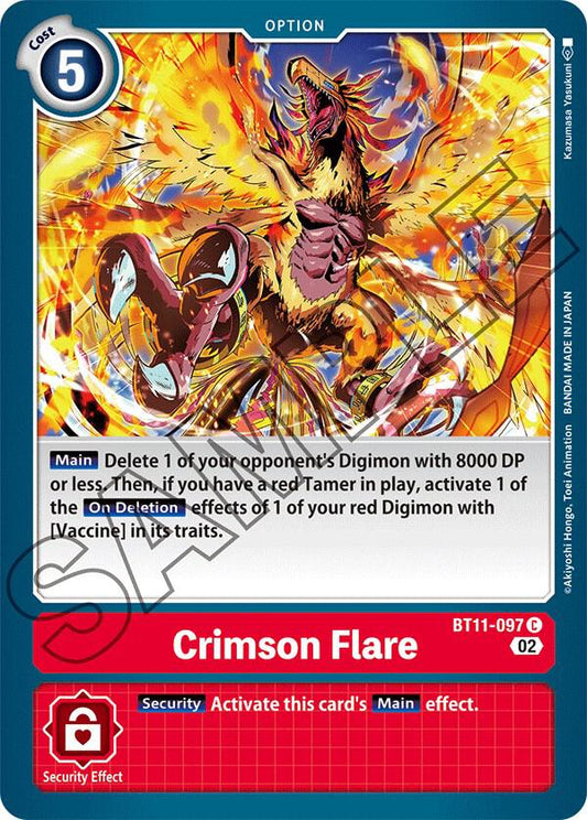 Crimson Flare - Dimensional Phase - Common - BT11-097 C
