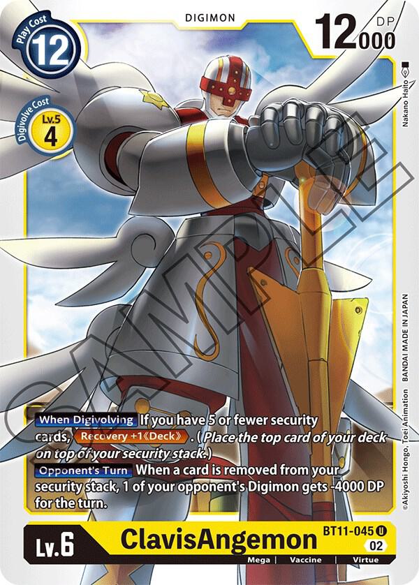 ClavisAngemon - Dimensional Phase - Uncommon - BT11-045 U