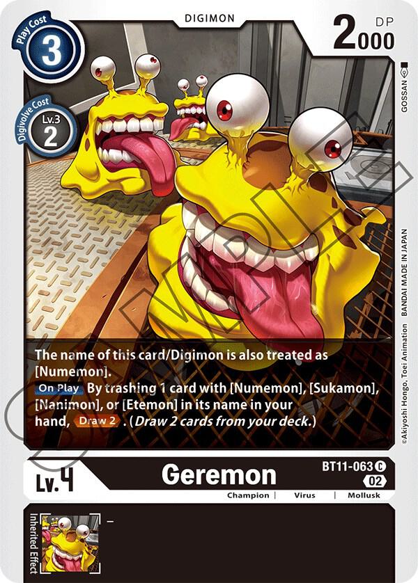 Geremon - Dimensional Phase - Common - BT11-063 C