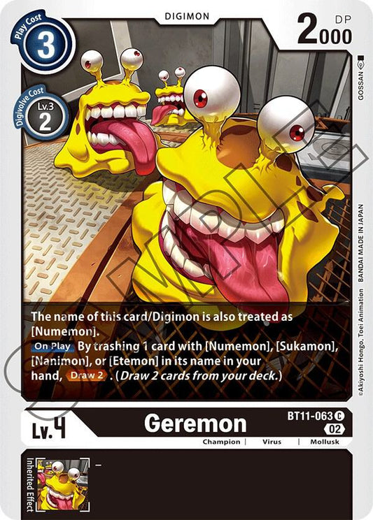 Geremon - Dimensional Phase - Common - BT11-063 C