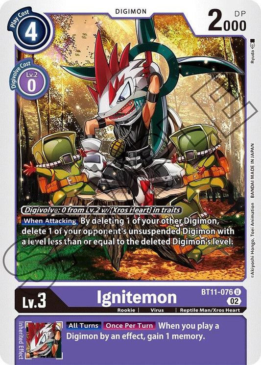 Ignitemon - Dimensional Phase - Uncommon - BT11-076 U