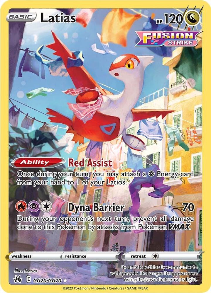 Latias - Crown Zenith: Galarian Gallery - Ultra Rare - GG20/GG70
