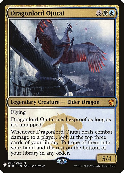 Dragonlord Ojutai - The List Reprints - M - 219/264