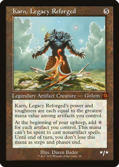 Karn, Legacy Reforged (Retro Frame) - March of the Machine: The Aftermath - M - 99