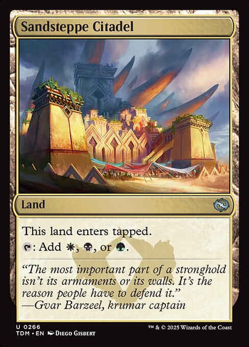 Sandsteppe Citadel - Tarkir: Dragonstorm - U - 266