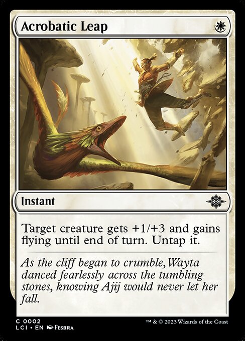 Acrobatic Leap - The Lost Caverns of Ixalan - C - 2