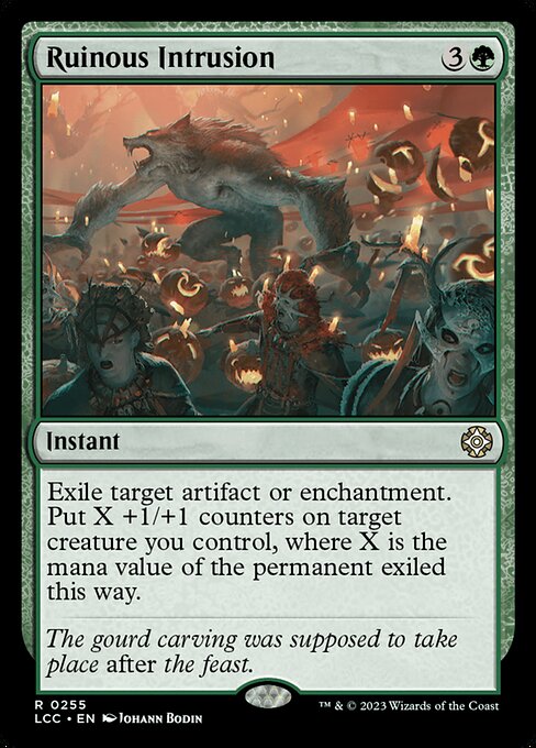 Ruinous Intrusion - Commander: The Lost Caverns of Ixalan - R - 255