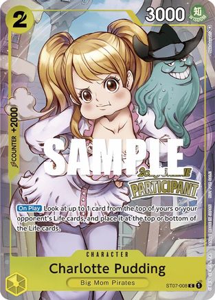 Charlotte Pudding (Online Regional 2023) [Participant] - One Piece Promotion Cards - PR - ST07-008