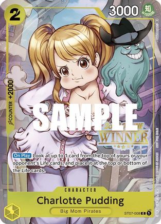 Charlotte Pudding (Online Regional 2023) [Winner] - One Piece Promotion Cards - PR - ST07-008