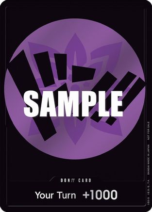 DON!! Card (Purple) - One Piece Promotion Cards - PR