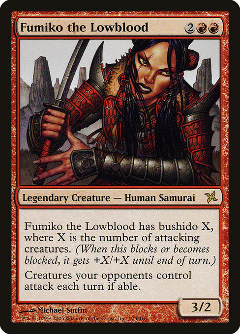 Fumiko the Lowblood - Betrayers of Kamigawa - R - 104