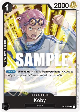 Koby (Promotion Pack 2023) - One Piece Promotion Cards - PR - ST06-002