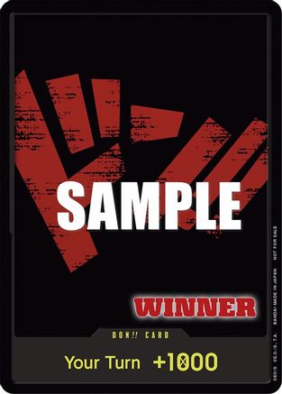 DON!! Card (Tournament Pack Vol. 2) [Winner] - One Piece Promotion Cards - PR