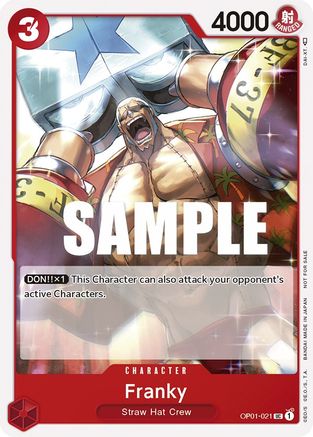 Franky (Tournament Pack Vol. 2) - One Piece Promotion Cards - PR - OP01-021