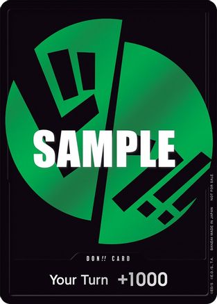DON!! Card (Green) - One Piece Promotion Cards - PR