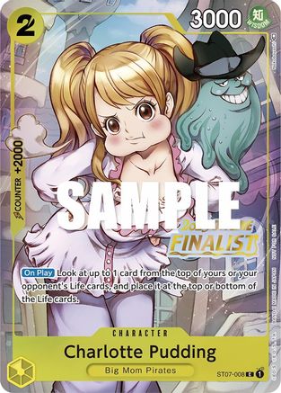 Charlotte Pudding (Offline Regional 2023) [Finalist] - One Piece Promotion Cards - PR - ST07-008