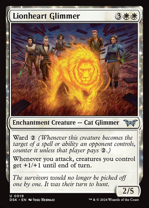 Lionheart Glimmer - Duskmourn: House of Horror - U - 19