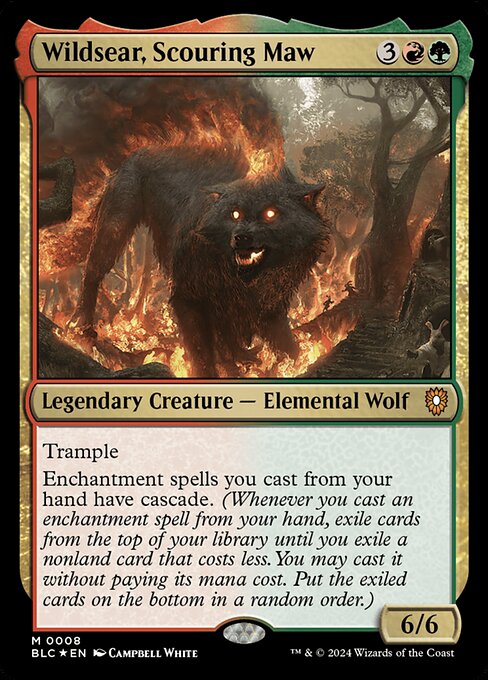 Wildsear, Scouring Maw - Commander: Bloomburrow - M - 8