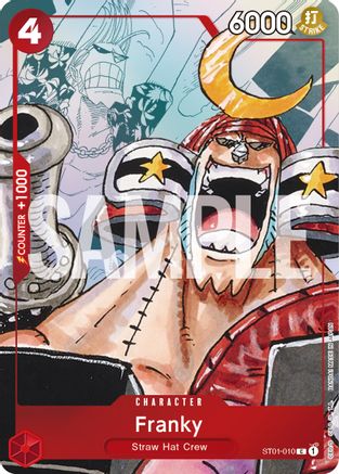 Franky - ST01-010 (Alternate Art) - One Piece Promotion Cards - PR - ST01-010