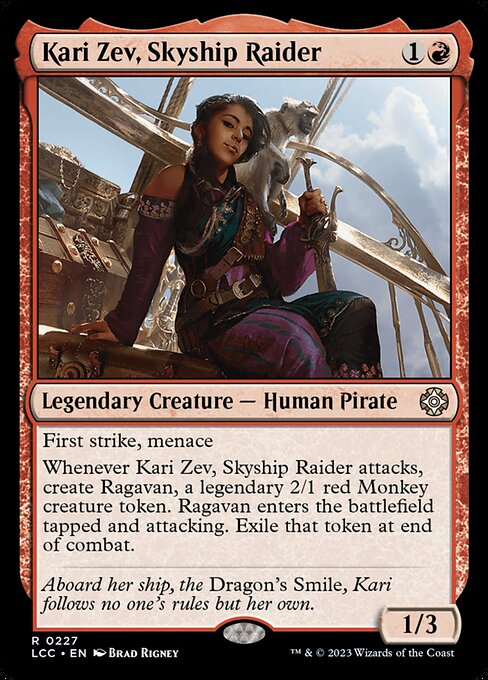 Kari Zev, Skyship Raider - Commander: The Lost Caverns of Ixalan - R - 227