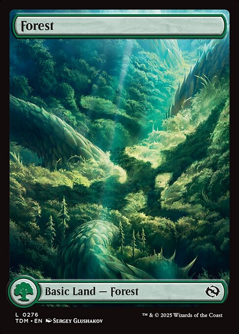 Forest (0276) - Tarkir: Dragonstorm - L - 276