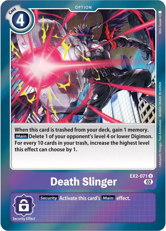 Death Slinger (Alternate Art) - Starter Deck 14: Beelzemon Advanced Deck Set - Uncommon - EX2-071