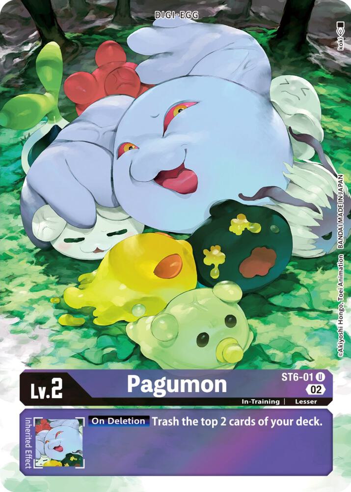 Pagumon (Alternate Art) - Starter Deck 14: Beelzemon Advanced Deck Set - Uncommon - ST6-01 U