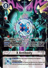 X Antibody (Alternate Art) - Starter Deck 14: Beelzemon Advanced Deck Set - Uncommon - BT9-109 U