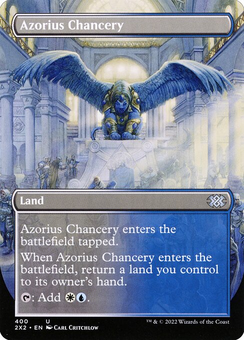 Azorius Chancery (Borderless) - Double Masters 2022 - U - 400
