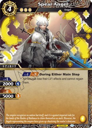 Spear Angel (Launch Event Finalist Set) - Launch & Event Promos - Common - BSS01-081