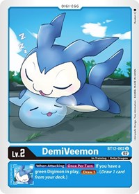 DemiVeemon - Across Time - Uncommon - BT12-002 U