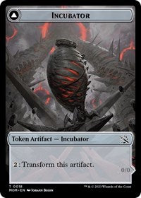 Incubator (0018) // Phyrexian (0018) Double-Sided Token - March of the Machine - T - 18