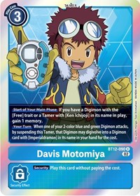 Davis Motomiya - Across Time - Rare - BT12-090 R